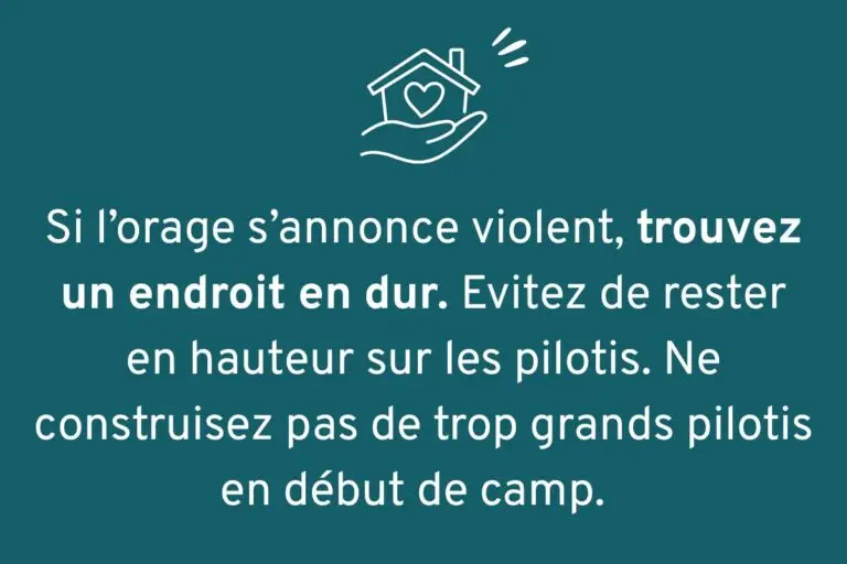 Conseils orage - endroit en dur